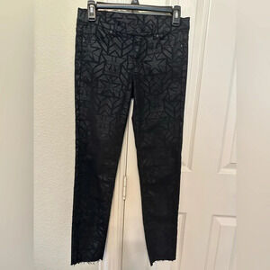 NWOT Divided by H&M jeans in black pattern with slight metallic - size 6